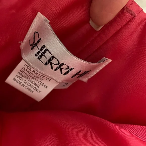 Sherri Hill Pink Gown 1942 Formal Prom Dress - Picture 3 of 7